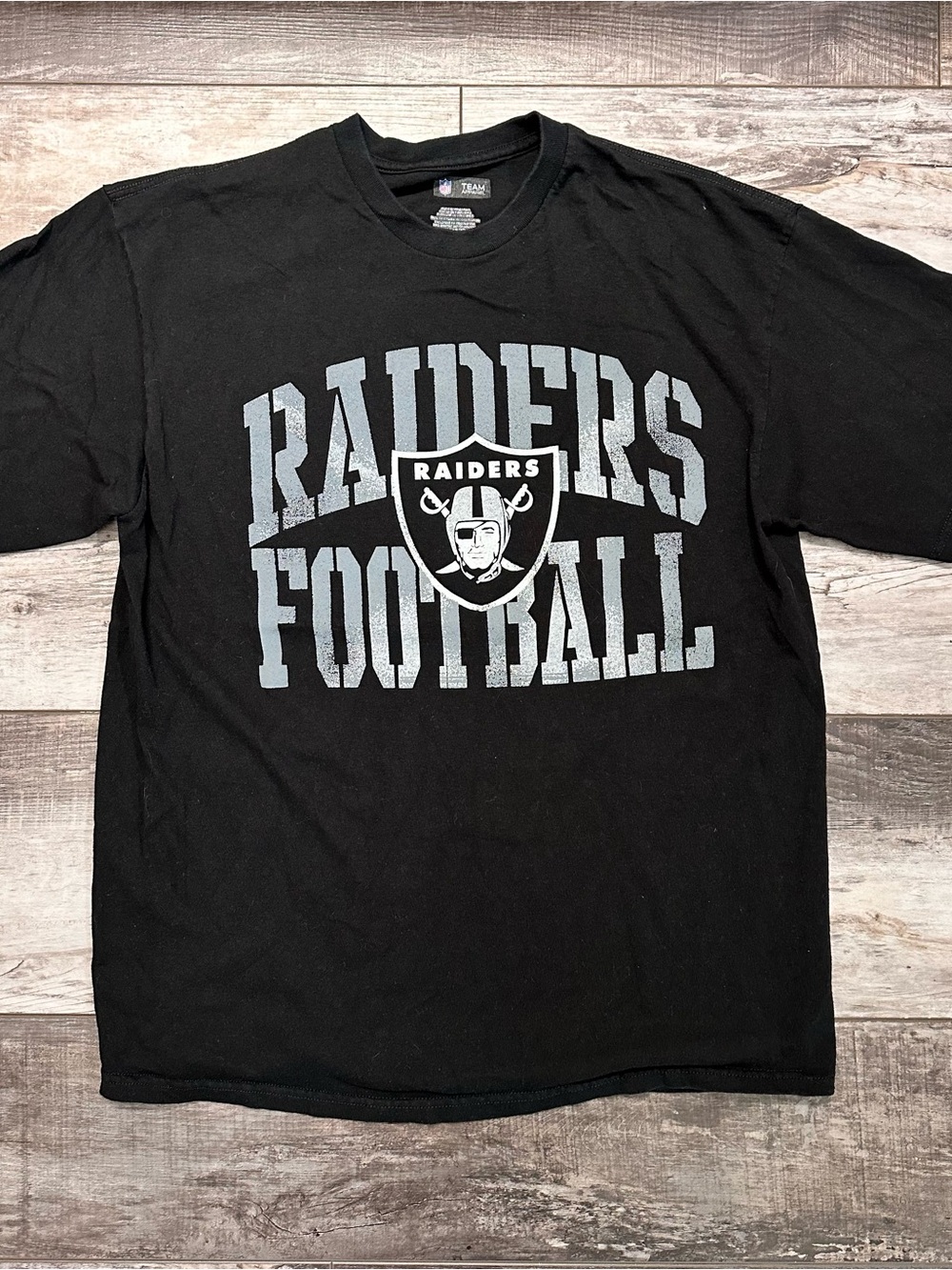 Team Apparel Black NFL Logo T-Shirt